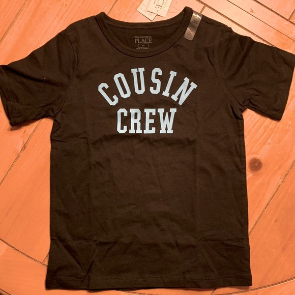 The Children's Place Other - Children Place 5T nwt Black with baby blue “Cousin Crew”
